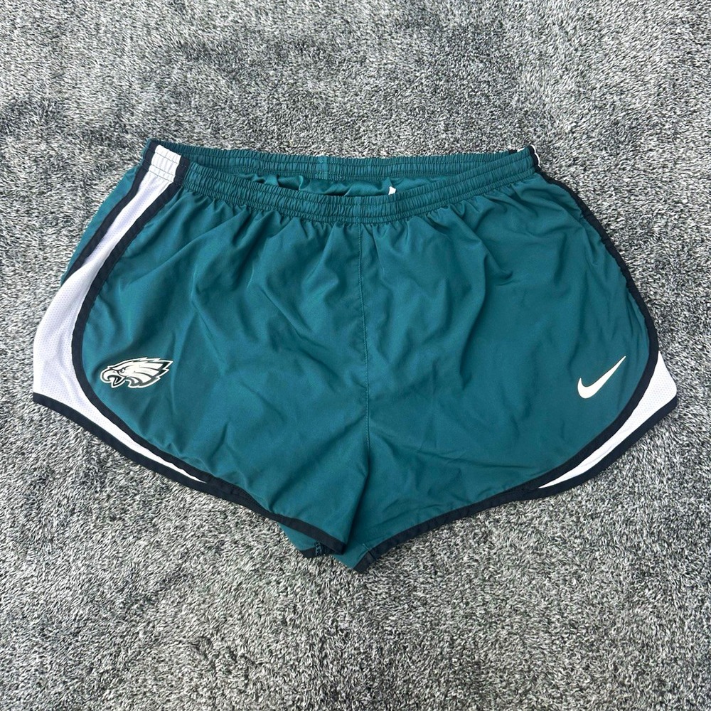 Nike Philadelphia Eagles Shorts Mens XL NFL Dri-FIT Running Training Green Lined